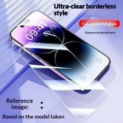 "Premium Gehärtetem Glas Displayschutz mit Sturz- und Privatsphäre-Schutz für alle Apple Modelle"