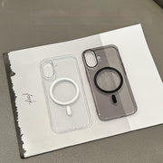 "Ultra-dünne Transparente Magnetische Handyhülle, Anti-Fall PC Material, Kompatibel mit Apple"