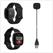 "Fitbit Versa3/Sense Magnetisches USB-Ladekabel - Schnellladung, Hohe Effizienz, Langlebig, 100cm Schwarz"