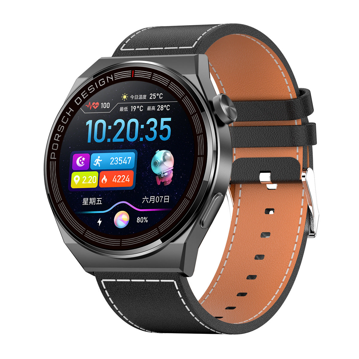 "Multifunktions-Smartwatch mit Offline-Zahlung und Bluetooth-Anruf, 1.39 Zoll Touchscreen, 32MB RAM, Silikonarmband - Verschiedene Farboptionen"