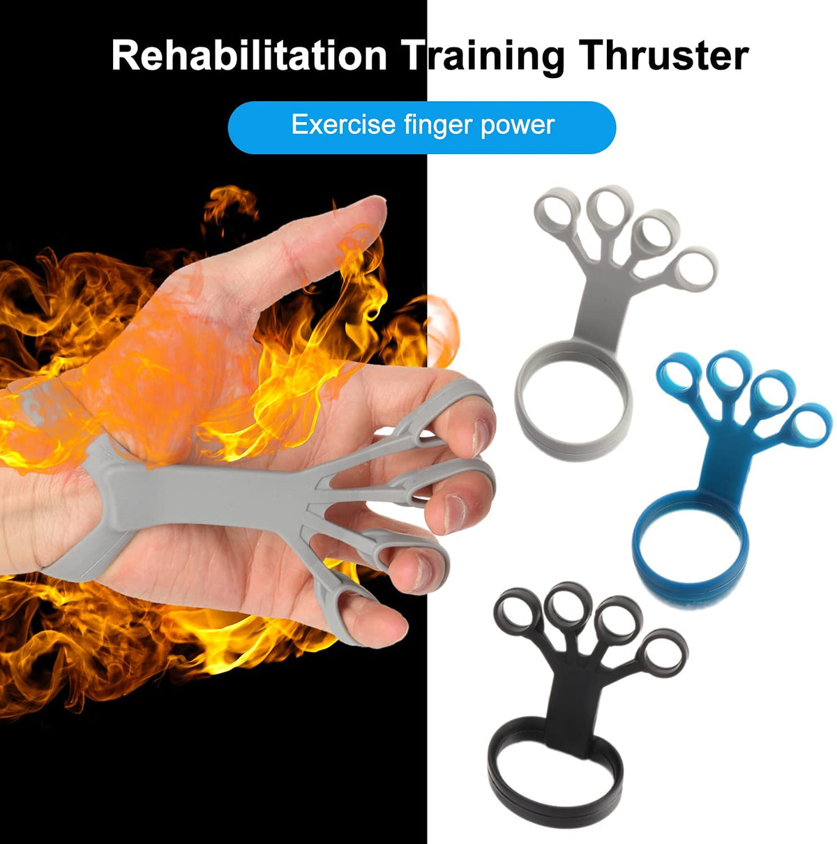 "Silikon Fingertrainer für Arthritis - Stärkt und Rehabilitiert, Linderung von Schmerzen, Geeignet für Alle Altersgruppen, Hochwertig und Langlebig"