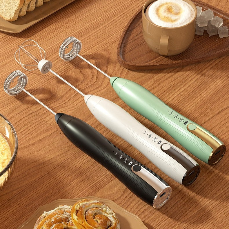 "Edelstahl Elektrische Handmixer, Multifunktional & Kabellos, Ideal für Backen, Milchshake, Sahne Schlagen - 3 Gänge, Verschiedene Farben Verfügbar"