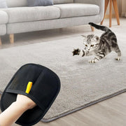 "Elektrostatische Haarentfernungs-Handschuhe für Haustiere, Zwei-Wege-Borsten-Entferner, Haarbürste, Katzenhaarhandschuhe und -Kamm"