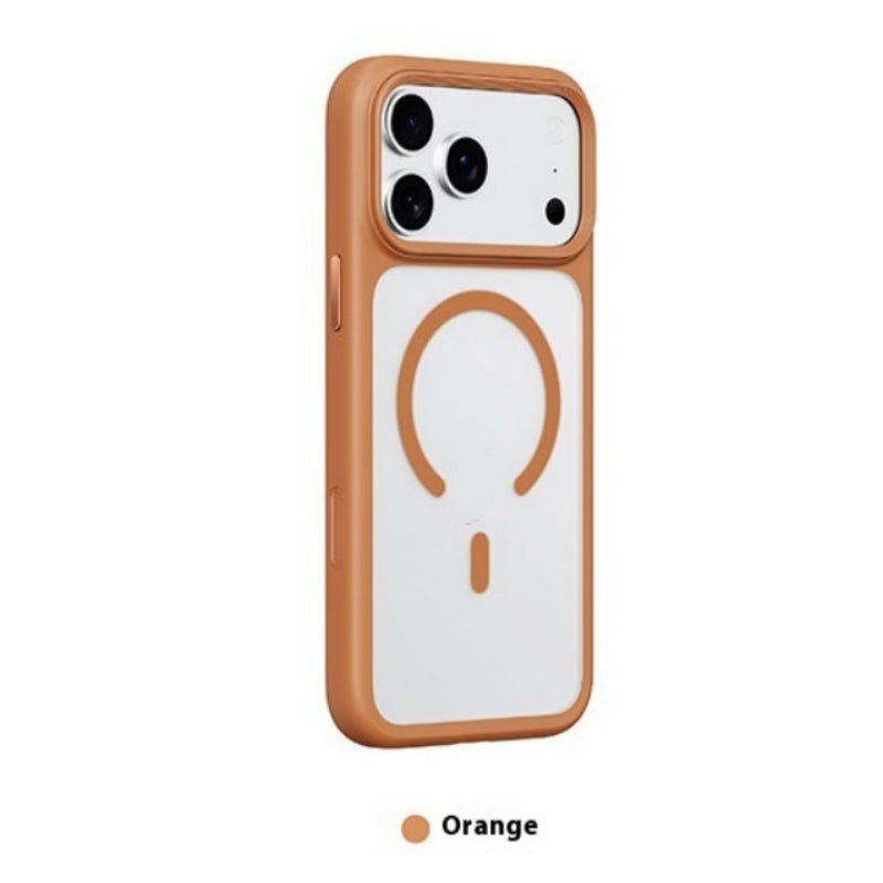 "Robuste Magnetische Handyhülle in Matt-Optik, Stoßfest und Fingerabdruckresistent für iPhone - Erhältlich in Vielfältigen Farben"