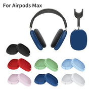 "Silikon Schutzhülle für Apple Air Pods Max Kopfhörer - Trendiges Design, Einfache Stil, Solide Farbe - Jetzt auf Lager"