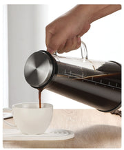 "Hochwertige Hochborosilikatglas Cold Brew Teekanne - Für Aromatischen Kaffee & Eistee"