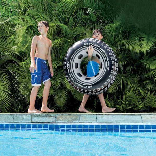 "Hochwertiger Bunter Schwimmring aus Umweltfreundlichem PVC, 91cm Durchmesser"