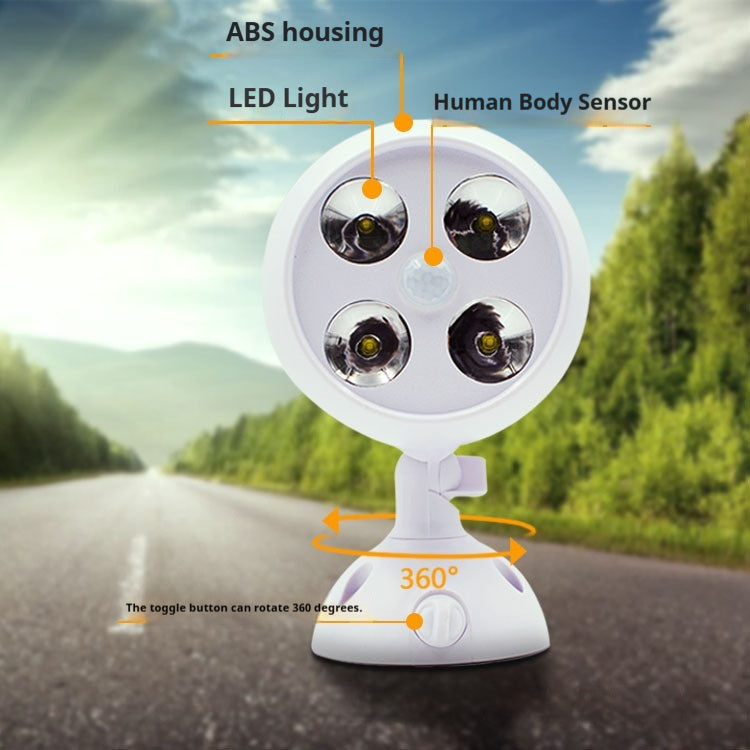 Owl-shaped Garage Light 4LED Ultra Bright