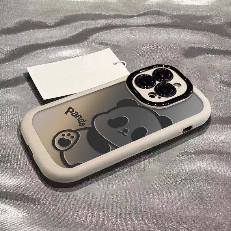 "Trendige Gradient Panda iPhone Hülle, Stoßfest, Anti-Fall & Kratzfest - Kompatibel mit allen iPhone Modellen"