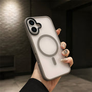 "Hautfreundliche Matte Magnetische Handyhülle, 2-in-1 PC Material, Kompatibel mit iPhone Modellen"