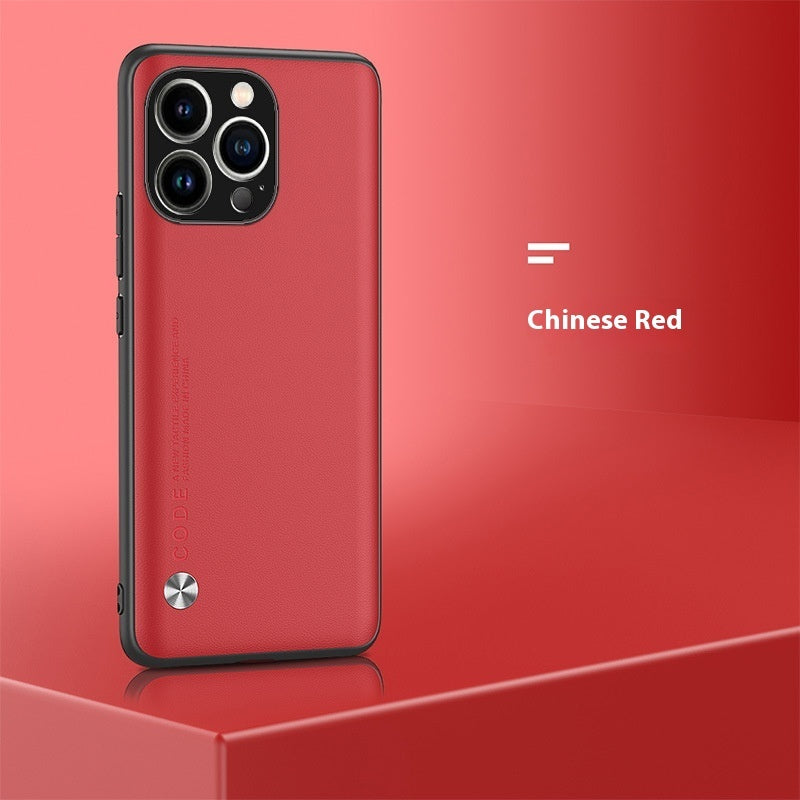 "Premium Kunstleder Schutzhülle für Apple iPhone - Stoßfest & Hitzeableitend - In Vielfältigen Farben und Stilen"