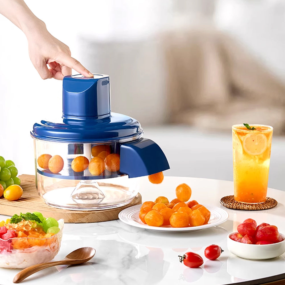 "Automatischer Elektrischer Traubenschäler, Wiederaufladbare Fruchtschälmaschine, Handfreie Hautentferner für Küchenzubehör, Leicht & Tragbar, 50W Leistung"