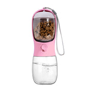 "Tragbarer Hunde-Wasserflasche mit Futterbehälter - Welpen Zubehör & Essentials für Yorkie, Chihuahua, Katze - Perfekt für Spaziergänge und Wanderungen"