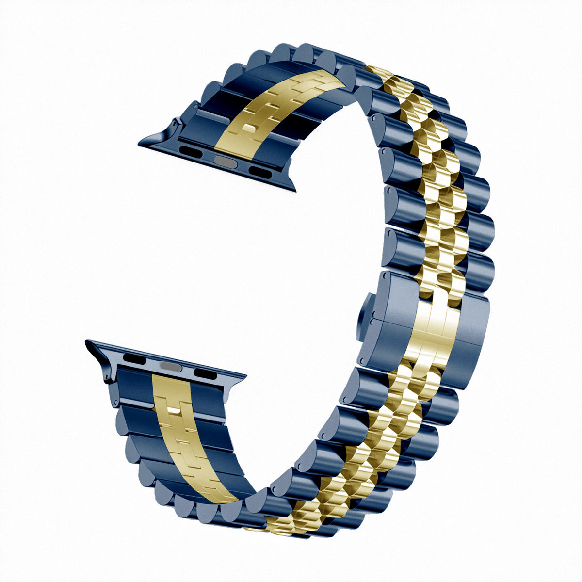 Eleganter Metallarmband mit 5 Perlen