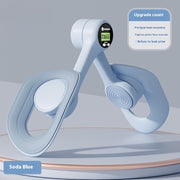 "Ergonomischer Oberschenkeltrainer mit Zähler & LCD-Anzeige - Verstellbarer Beintrainer für Männer & Frauen, Ideal für Beckenbodenmuskeltraining"