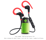 "BT-01 Big Horn Sportliches Bluetooth Headset - Kabellose Ohrhörer, Bluetooth 4.1, Leichtgewicht, HD-Anrufe, Lärmreduktion, 10m Reichweite, Farbauswahl"