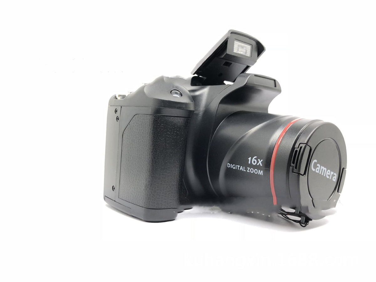 "XJ05 Digitalkamera - 16MP, 16x Digitalzoom, 1080p Auflösung, 2,4 Zoll LCD, SD Karten Speicher, Mono Mikrofon"