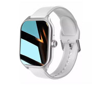 "HD-Display Sport-Smartwatch mit Solarquarz-Bewegung, TPU-Armband, ABS-Gehäuse - Schwarz & Silber"