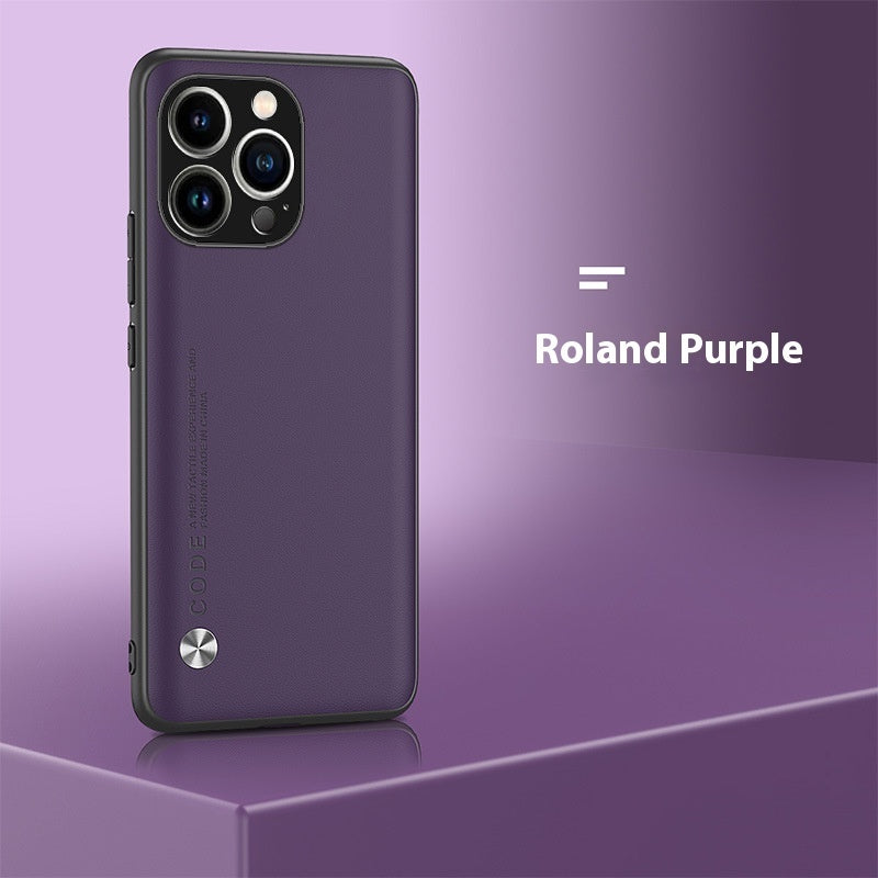 "Premium Kunstleder Schutzhülle für Apple iPhone - Stoßfest & Hitzeableitend - In Vielfältigen Farben und Stilen"