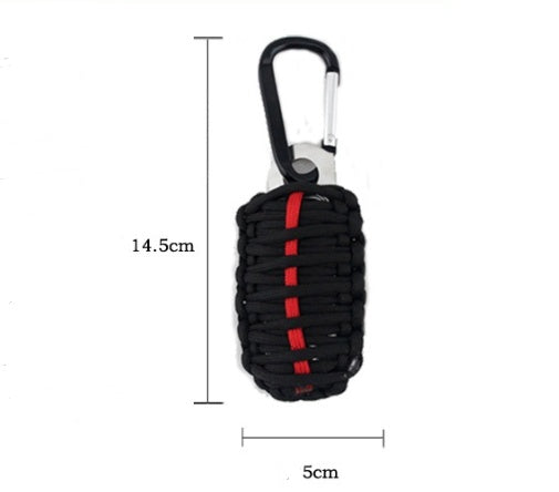 "EDC.1991 Outdoor Survival Kit: 15-in-1 Karabiner Set für Camping, Klettern & Radfahren - Kompakt und Stilvoll"