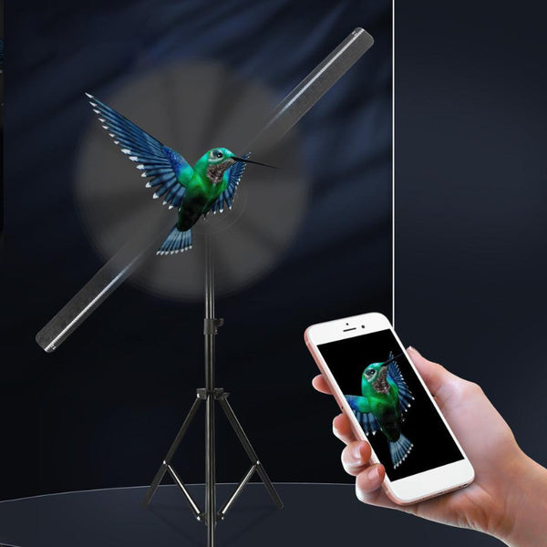 "3D-Holographischer Projektor: Beeindruckende, schwebende Bilder für lebendige Präsentationen - Kompakt, Einfach zu Bedienen und Sofort Einsatzbereit"