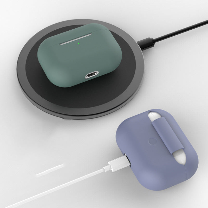 "Premium Silikon Schutzhülle für AirPods Pro - Kompatibel mit Apple iPhone Modellen"