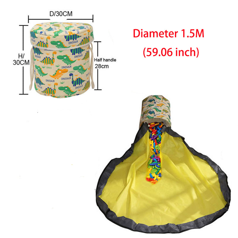 "Tragbare Spielzeugaufbewahrungstasche für Kinder - Schnelle & Leichte Reinigung, Robustes Material, Stylisch & Praktisch"