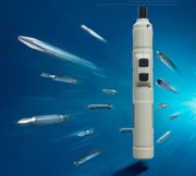 "Wiederaufladbarer Mini Elektroschrauber - Lithium Technologie, 3.6V Leistung, Komplettset mit USB-Kabel und Bits"