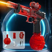 "Fire Rat Elektrische Wasserpistole mit Lichteffekten - Vollautomatisches Sommerspielzeug für Kinder - Robust & USB-Ladbar"