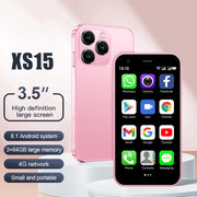 "XS15 Ultra-kompaktes 3,5-Zoll Mini-Smartphone, 2GB RAM, 16GB, Android, 2600mAh Akku, 20MP Kamera - in Vier Farben erhältlich"
