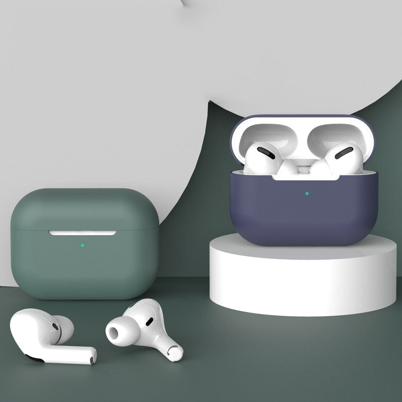 "Premium Silikon Schutzhülle für AirPods Pro - Kompatibel mit Apple iPhone Modellen"