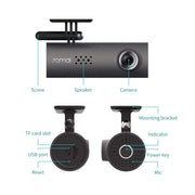 "Smartes WiFi Auto Dashcam DVR 1080P FHD mit Nachtsicht, G-Sensor und 130 Grad Weitwinkel - Klarheit und Sicherheit für Ihre Fahrten"
