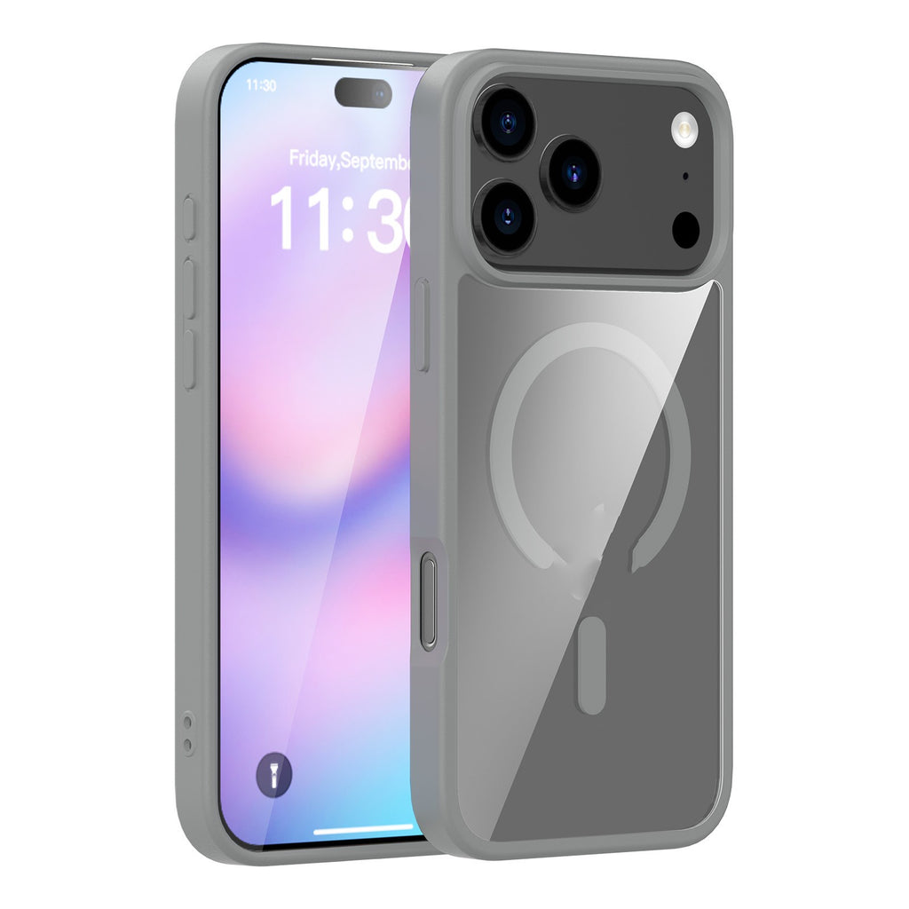 "Attraktive, Stossfeste Silikon Handyhülle, Transluzent & Magnetisch - Kompatibel mit iPhone 17 Modelle"