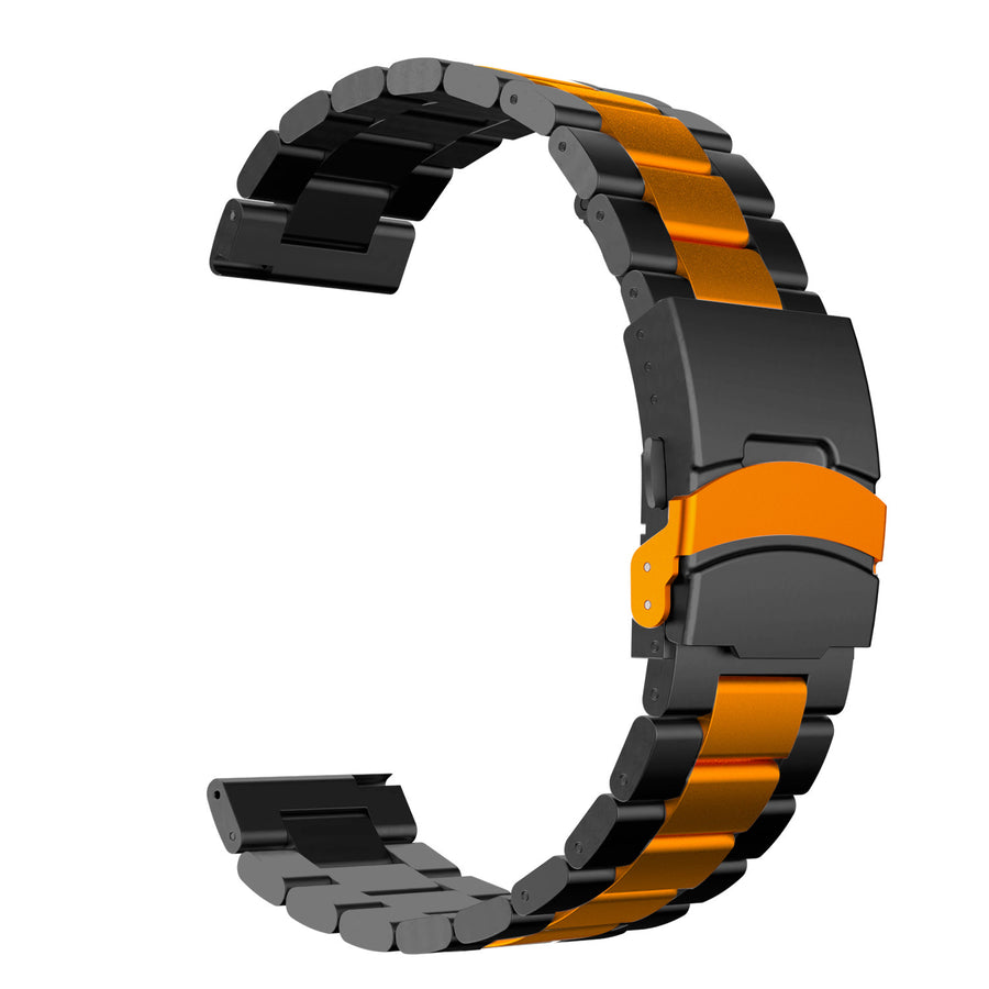 "Reines Titan Uhrenarmband mit Dreifach-Sicherheitsverschluss - Vielseitig, Modisch, 22mm Universal-Schnittstelle"