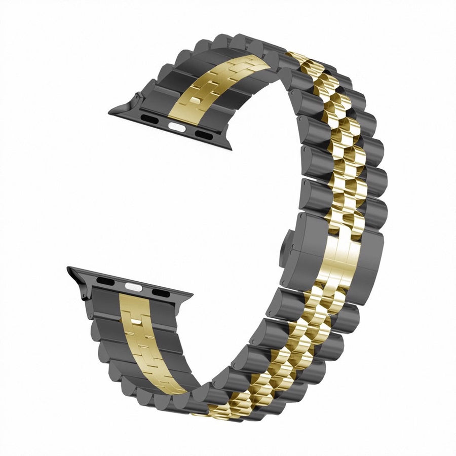 Eleganter Metallarmband mit 5 Perlen