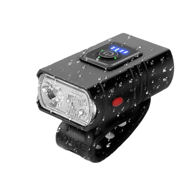 "Leistungsstarkes T6 LED Fahrradlicht mit Akkuanzeige - Sichere, robuste und einfache Handhabung für Pendler und Freizeitradler"
