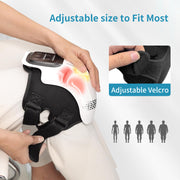 Intelligentes Heimgerät Elektrisches intelligentes Knie-Massagegerät mit Knetfunktion und Heizfunktion Wiederaufladbares Knie-Massagegerät zur Schmerzlinderung mit Infrarot-Laser und Vibration