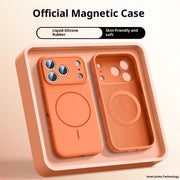 "Stilvolle Magnetische Handyhülle aus Flüssigsilikon für Modell 17 - Stoßfest und Anti-Fingerabdruck in Vielfalt Farben"