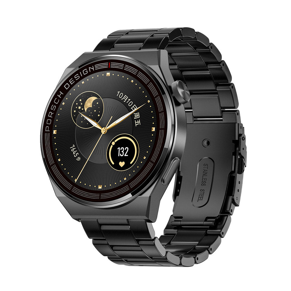 "HD3max NFC Bluetooth Smartwatch mit Schrittzähler & Gesundheitsüberwachung - Vielseitige Farben und Materialien"