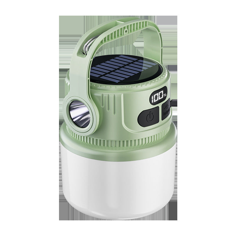 "Solarbetriebene Mehrfach-Modus Camping Laterne - Verstellbare, Tragbare und Aufladbare Outdoor Lampe mit Notfall-Funktion"