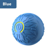 "Interaktiver Leuchtender Hundespielball - Automatischer Elektro Sprungball für Haustiertraining, Zahnreinigung und Muskelübung - Robuste Gummimaterial, Sicher für Aggressive Kauer"