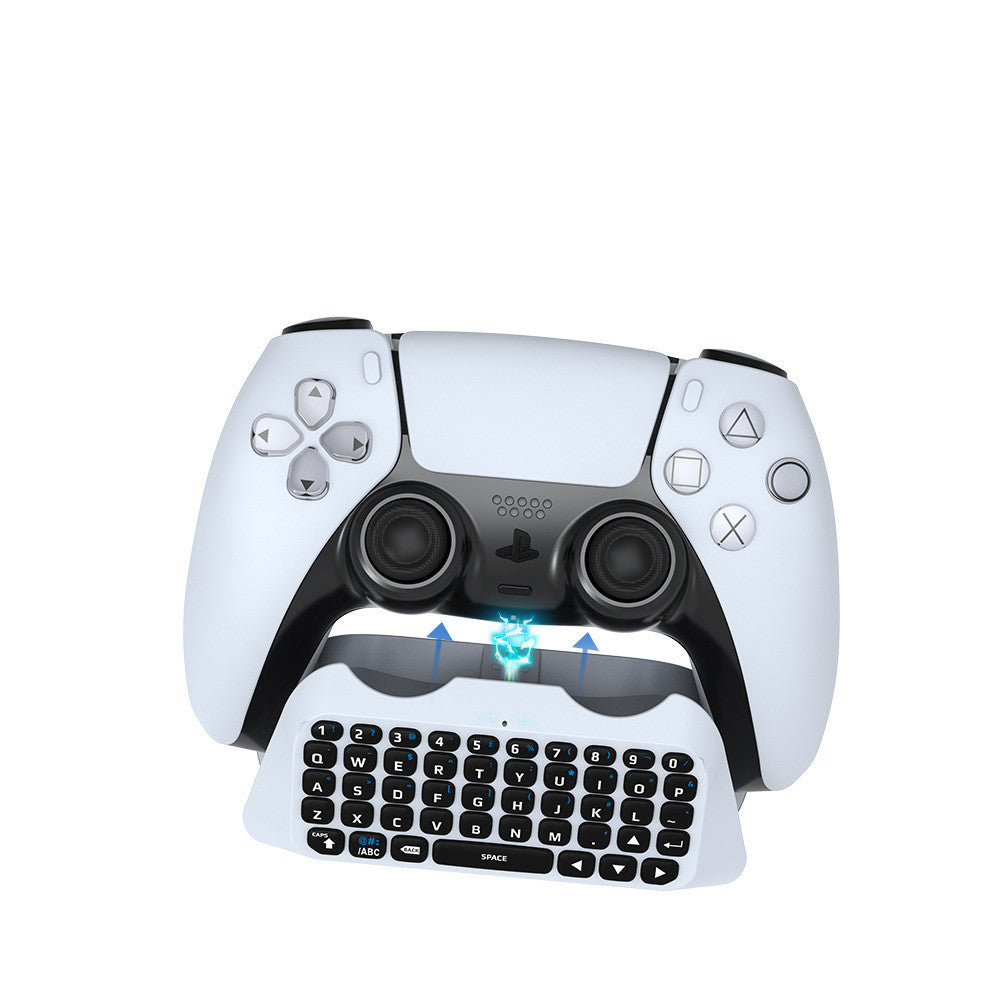 "Bluetooth Tastatur mit Sprachchat Funktion, Tragbar und Leichtgewichtig, ABS Material - Inklusive Ladekabel"