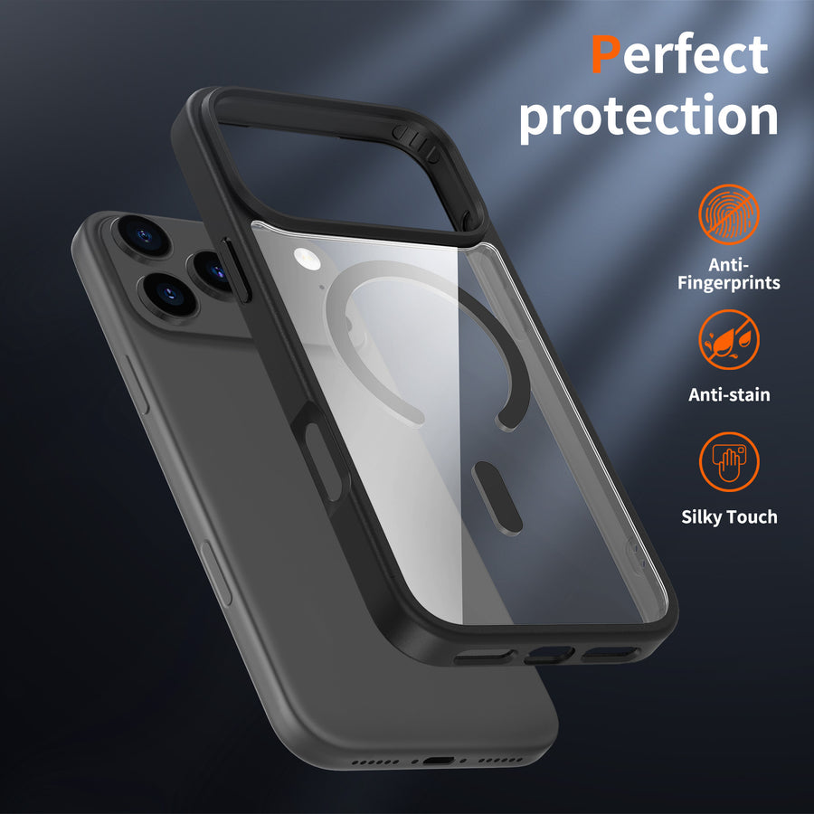 "Attraktive, Stossfeste Silikon Handyhülle, Transluzent & Magnetisch - Kompatibel mit iPhone 17 Modelle"