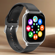"Multifunktions-X46 Smartwatch mit drahtloser Anruffunktion - Wasserdicht, Herzfrequenz- und Schlafüberwachung, Bluetooth, Selfie-Steuerung"
