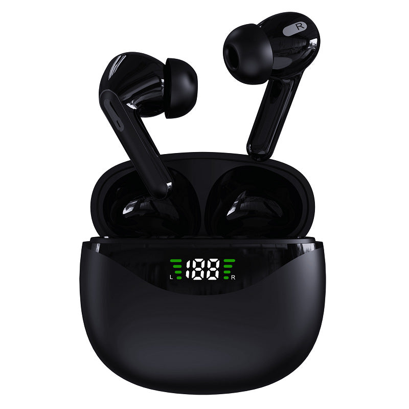 "Touch Bluetooth 5.0 Headset mit Digitalanzeige - Kabellos, Stereo, Musikunterstützung und Anruffunktion in Schwarz, Weiß, Rosa"