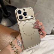 "All-Inclusive Magnetisches Handyhülle mit Nano Mattglas für iPhone 13/14/15/16/17 Pro Max - Stossfest, Anti-Fall, Anti-Fingerabdruck"