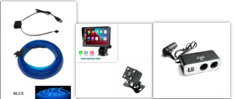 "7-Zoll IPS Auto-Smart-Display mit drahtlosem Carplay und Handy-Projektion für Navigation – Steigern Sie Ihre Fahrsicherheit und -komfort!"