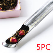 "Modernes Edelstahl Tee-Sieb 304, Rohrform Hängend, Einfaches Design, Silber - 15x2x2cm"