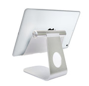 "Universeller Tablet-Ständer Halterung, Einstellbar & Robust, Kompatibel mit Apple iPad und Smartphone, 4-13 Zoll, Rutschfest & Kratzfest, Aluminium - Perfekt für Büro und Zuhause"