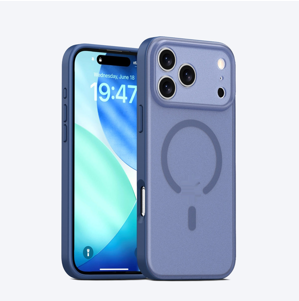 "Frosted Serie Hautfreundliche Weiche und Harte Kombination Schutzhülle für iPhone - Verschiedene Farben mit Magnetischer Saugfunktion"
